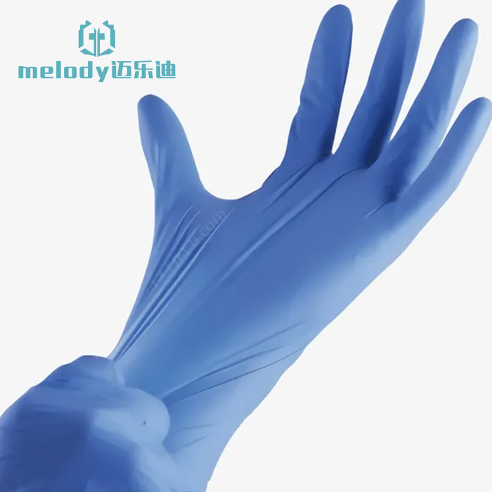 Disposable nitrile gloves help epidemic prevention work